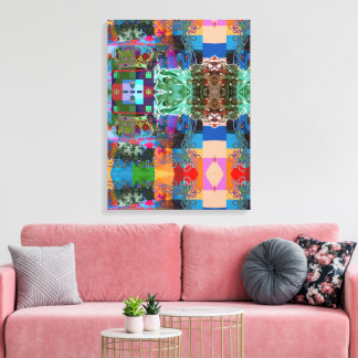 Diseño portugués Imprimir lienzo estirado