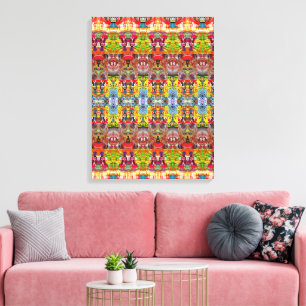 Diseño portugués Imprimir lienzo estirado