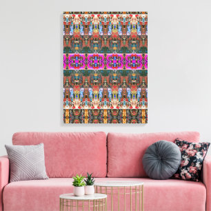 Diseño portugués Imprimir lienzo estirado