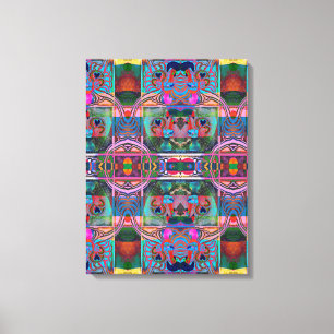 Diseño portugués Imprimir lienzo estirado
