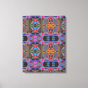 Diseño portugués Imprimir lienzo estirado