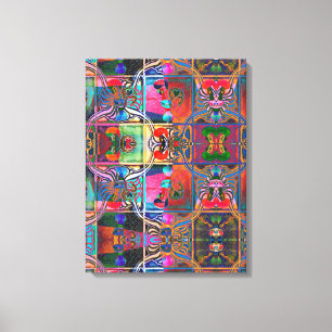 Diseño portugués Imprimir lienzo estirado