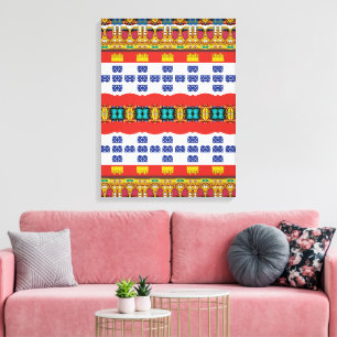 Diseño portugués Imprimir lienzo estirado