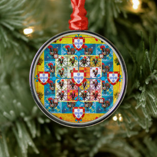 Diseño portugués ornamento cerámico