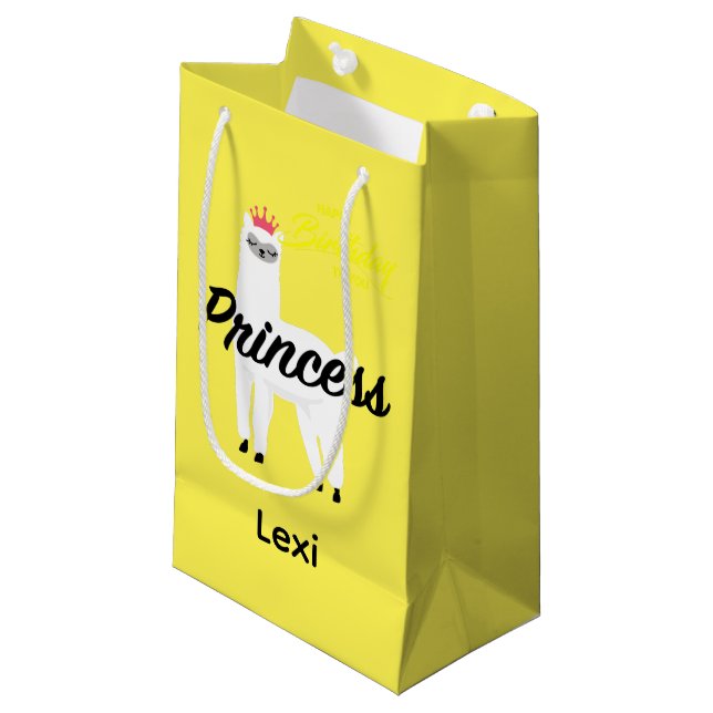 Diseño Princess Lama - Bolsa de regalo - Pequeña (Angulo Anverso)