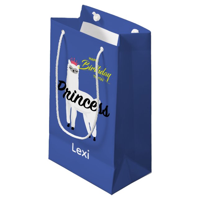 Diseño Princess Lama - Bolsa de regalo - Pequeña (Angulo Anverso)