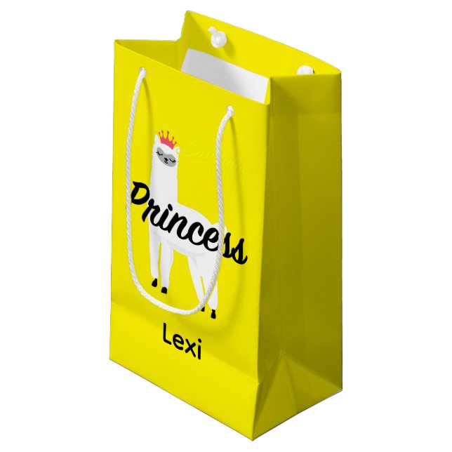 Diseño Princess Lama - Bolsa de regalo - Pequeña (Angulo Anverso)