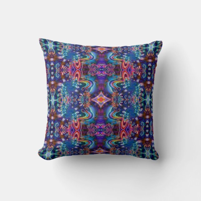 Diseño psicodélico R5K4A de la almohada del (Anverso)