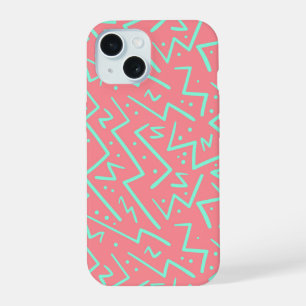 Diseño psicodélico retro rosa y verde