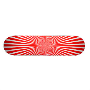 Diseño radial abstracto: Monopatín