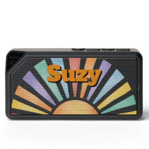 Diseño Retro de Sol Colorido
