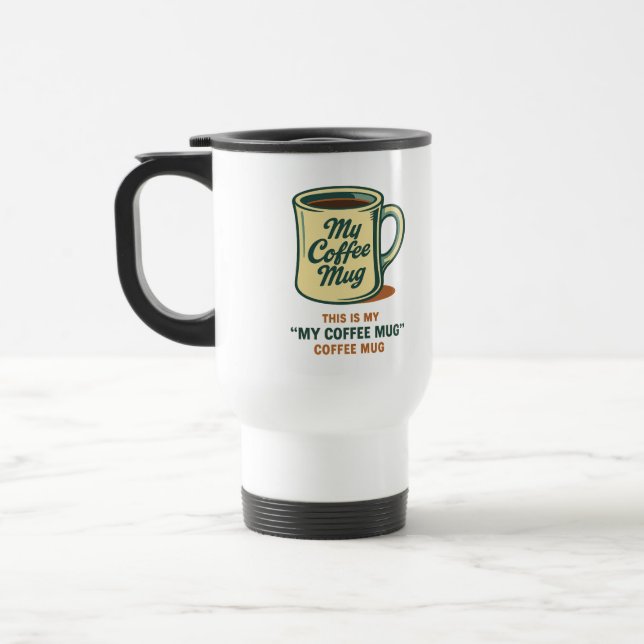 Diseño retro de tazas para café (Izquierda)