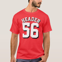 Diseño rojo y blanco del jersey de los deportes de