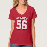 Diseño rojo y blanco del jersey de los deportes de