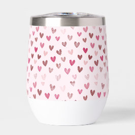 Diseño romántico y elegante con patrón de corazón