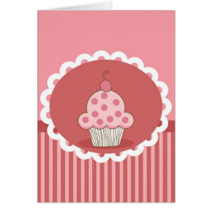 Diseño rosado de la magdalena
