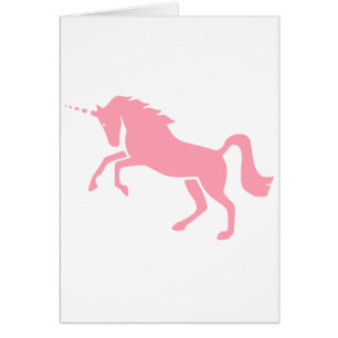 Diseño rosado mitológico griego del unicornio