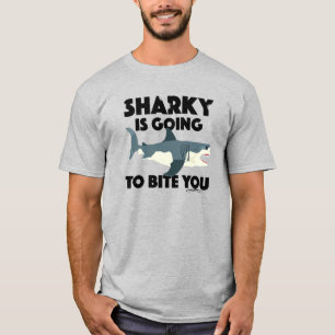 Diseño Sharky te va a morder - Camiseta básica par
