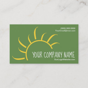Diseño simple de la tarjeta de visita del logotip