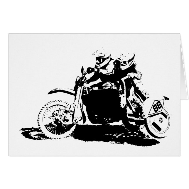 Diseño simple de Sidecarcross (Anverso (Horizontal))