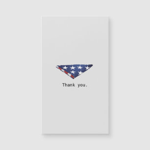 Diseño simple plegado de veteranos de la bandera d