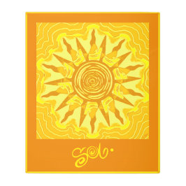 Diseño "SOL" Arte metálico.