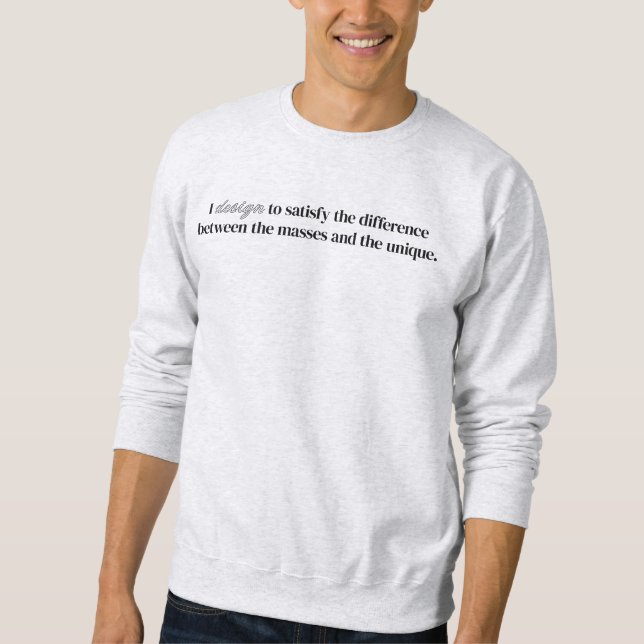 Diseño sudaderas básicas para hombres (Anverso)