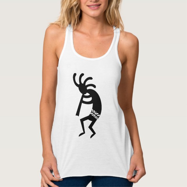 Diseño suroeste bailando Kokopelli Tank Top (Anverso)