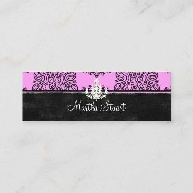 Diseño ~ Tarjeta de presentación delgada (Anverso)