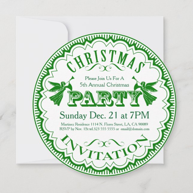 Diseño tipográfico de invitaciones de grupos de na (Reverso)