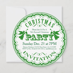 Diseño tipográfico de invitaciones de grupos de na