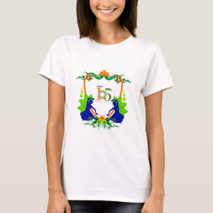 ¡Diseño tradicional de camisetas de arte cultural!