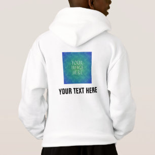 Diseño trasero de imagen y texto