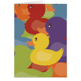 Diseño traslapado de los patos el | del caucho del