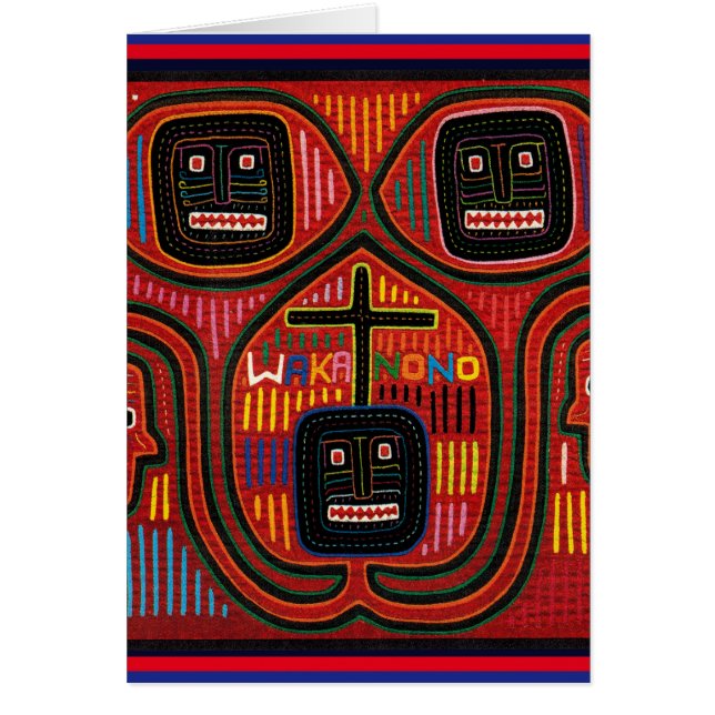 Diseño tribal de Cuna (Frente)