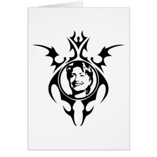 Diseño tribal de Hillary Clinton