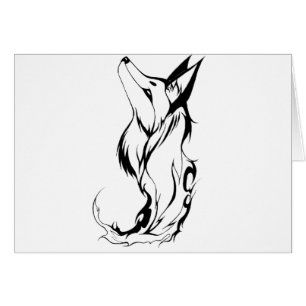 Diseño tribal del tatuaje del Fox