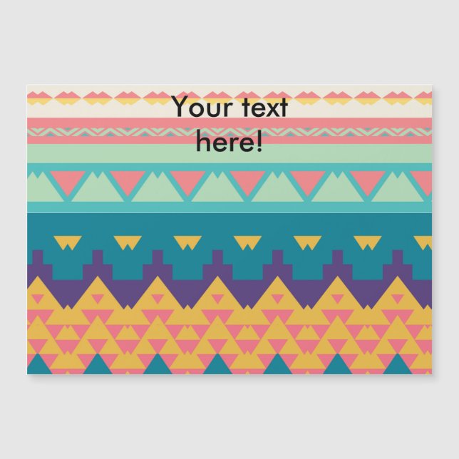 Diseño tribal Pastel (Anverso)
