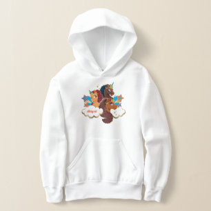 Diseño tripartito "Made of Magic" de Afro Unicorn