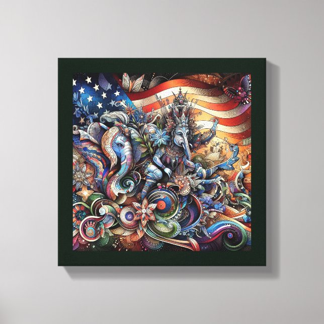 Diseño único Arte de lienzo (Anverso)
