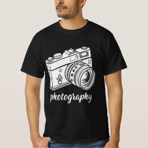 Diseño único de camisetas fotográficas