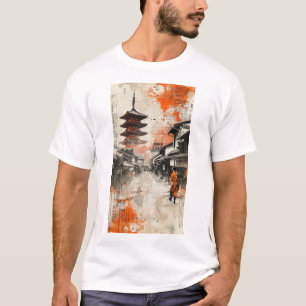Diseño único de camisetas inspirado en Kyoto