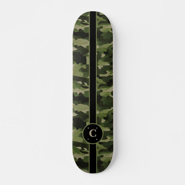 Diseño único de camuflaje para skateboard de avent (Anverso )