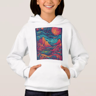 Diseño único de chica Hoodie