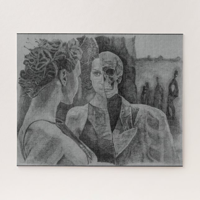 Diseño único del rompecabezas - REFLEXIÓN (Horizontal)