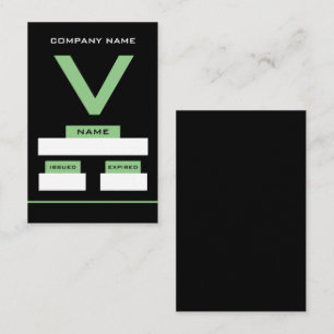 Diseño V, tarjetas de visitantes