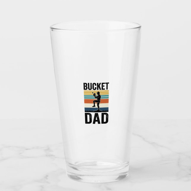 Diseño vectorial de Bucket Dad Retro Baseball Fath (Anverso)