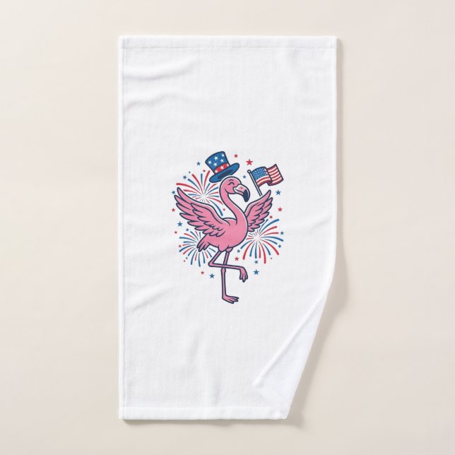 Diseño Vectorial de Fuegos Artificiales de Flamenc (Toalla de mano)