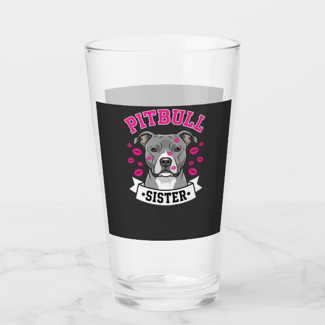 Diseño Vectorial de Hermana Amante de Pitbull (Anverso)