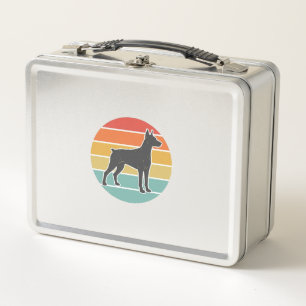 Diseño vectorial de silueta de perro vintage al at